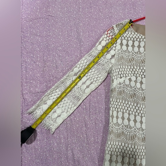 RN Studio White Lace Dress size 4 - Picture 6 of 10